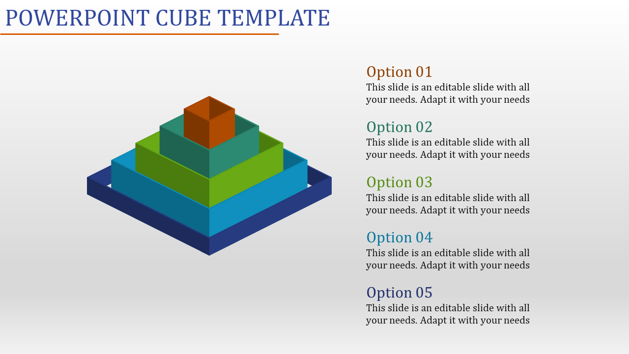 power point cube template-PowerPoint Cube Template